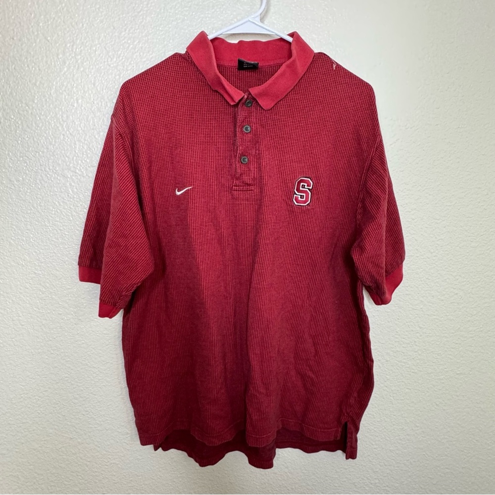 Nike Men's Polo Shirt in Deep Red